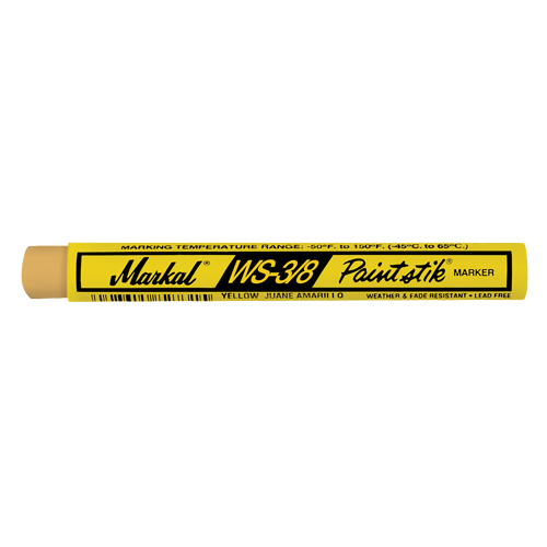 WS-3/8 Paintstik&reg; Paint Marker, Solid Stick, Yellow St. Lawrence Industrial & Safety Supply