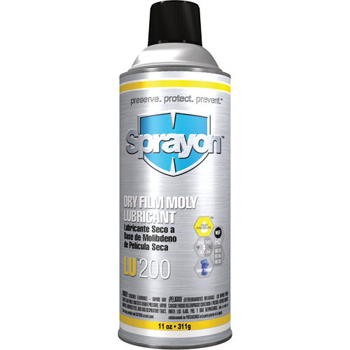LU200 Dry Film Moly Lubcricant, Aerosol Can St. Lawrence Industrial & Safety Supply