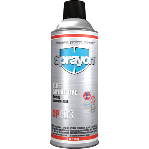 Fluide de marquage bleu SP603, Bleu, Canette St. Lawrence Industrial & Safety Supply