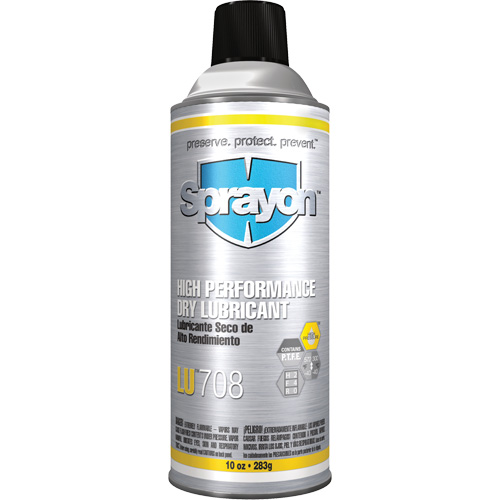 Lubrifiant sec de haute performance LU708, Canette a&eacute;rosol St. Lawrence Industrial & Safety Supply