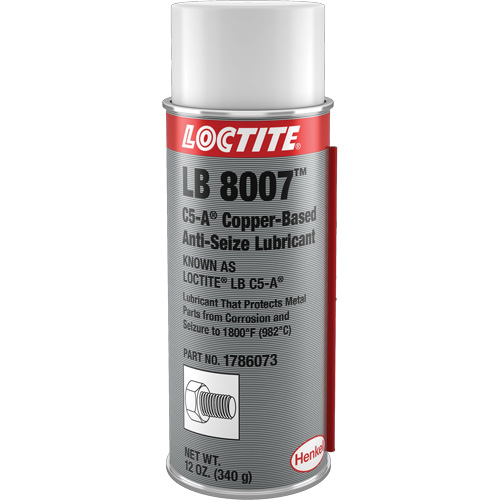 Antigrippant &agrave; base de cuivre LB 8007, 340 g, Canette a&eacute;rosol, 1800°F (982°C) Temp&eacute;rature max. St. Lawrence Industrial & Safety Supply