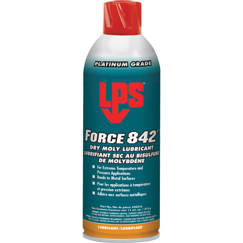 Force 842°&reg; Dry Moly Lubricant, Aerosol Can St. Lawrence Industrial & Safety Supply