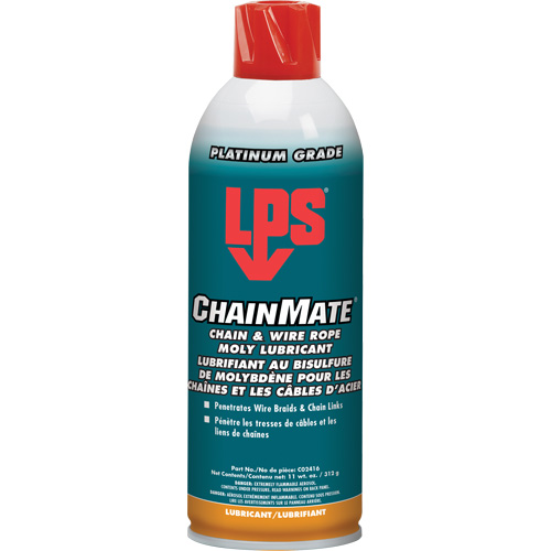 Chainmate&reg; Chain & Wire Rope Lubricant, Aerosol Can St. Lawrence Industrial & Safety Supply