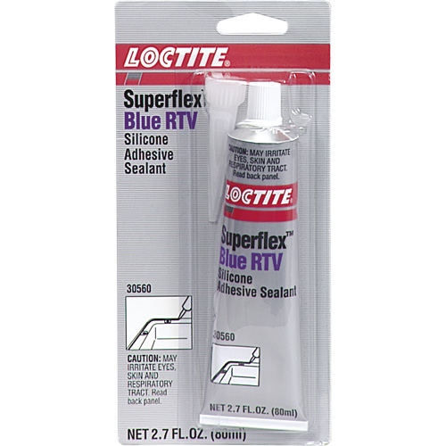 Superflex RTV Silicone Adhesive Sealant, Tube, Blue St. Lawrence Industrial & Safety Supply