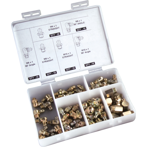 80-Piece Grease Fitting Set St. Lawrence Industrial & Safety Supply
