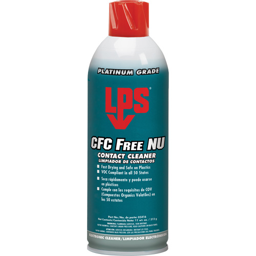 Nettoyant pour contacts NU LVC sans CFC, Canette a&eacute;rosol St. Lawrence Industrial & Safety Supply