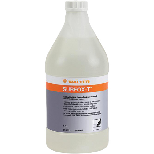 SURFOX-T Weld Cleaner, 1.5 L, Bottle St. Lawrence Industrial & Safety Supply