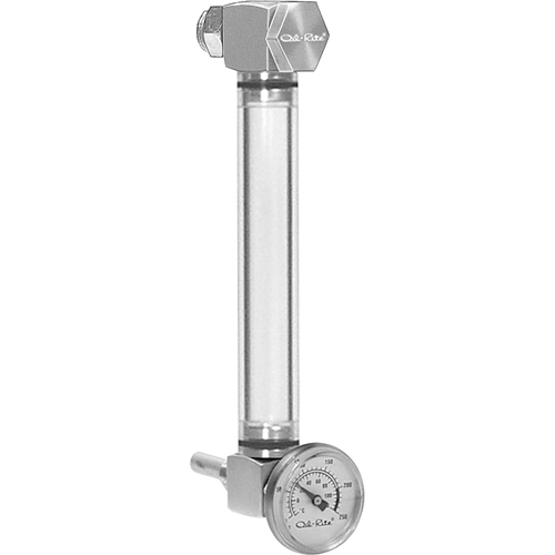 Indicateur de niveau &agrave; liquide en Rond Nylon, Filet&eacute;, 12" lo, 205°F (96,11° C) St. Lawrence Industrial & Safety Supply