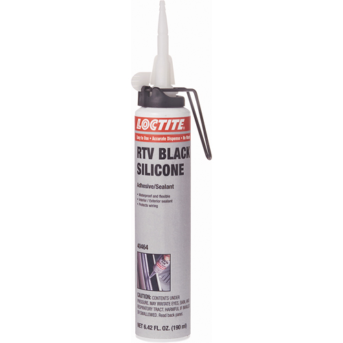 Superflex RTV Silicone Adhesive Sealant, Cartridge, Black St. Lawrence Industrial & Safety Supply