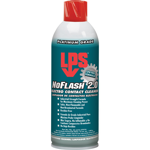 NoFlash&reg; 2.0 Electro Contact Cleaners, Aerosol Can St. Lawrence Industrial & Safety Supply
