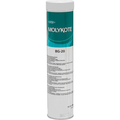 Graisse de roulement haute performance Molykote BG 20, 400 g, Cartouche St. Lawrence Industrial & Safety Supply