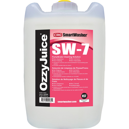 Solution nettoyante SmartWasher OzzyJuice, Cruche St. Lawrence Industrial & Safety Supply