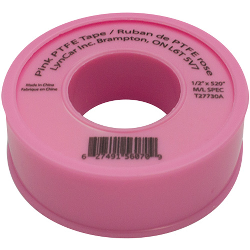 Ruban de Teflon, 520" lo x 1/2" la, Rose St. Lawrence Industrial & Safety Supply
