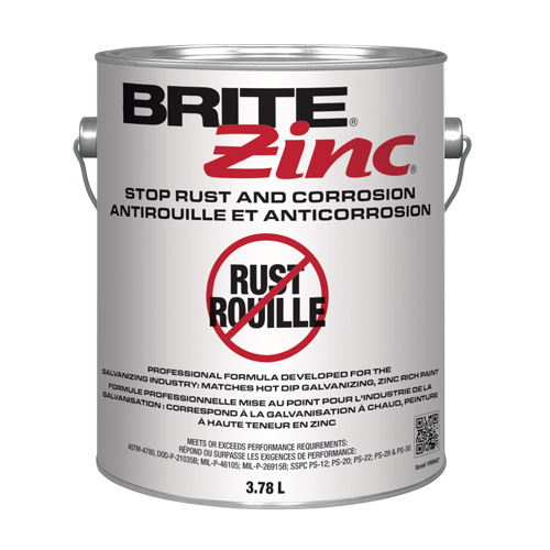Inhibiteur de corrosion BRITE Zinc, Gallon St. Lawrence Industrial & Safety Supply