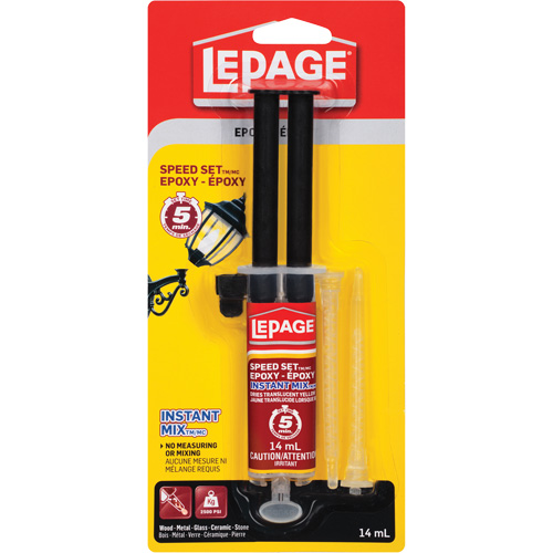 &eacute;poxy &agrave; s&eacute;chage rapide, 14 ml, &eacute;poxyde, Deux composants, Blanc cass&eacute; St. Lawrence Industrial & Safety Supply