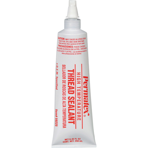Scellant pour filetage haute temp&eacute;rature, Tube, 250 ml, -54° C - 204° C/-65° F - 400° F St. Lawrence Industrial & Safety Supply