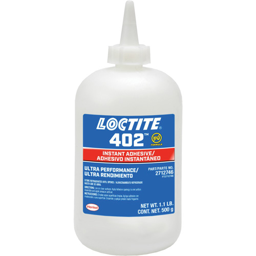402 Instant Adhesive, Clear, Bottle, 500 g St. Lawrence Industrial & Safety Supply