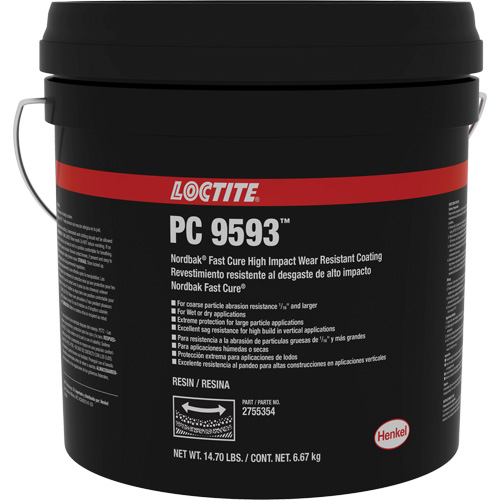 Rev&ecirc;tement de protection contre lusure 9593 Nordbak, Bleu, 10 kg, Seau St. Lawrence Industrial & Safety Supply