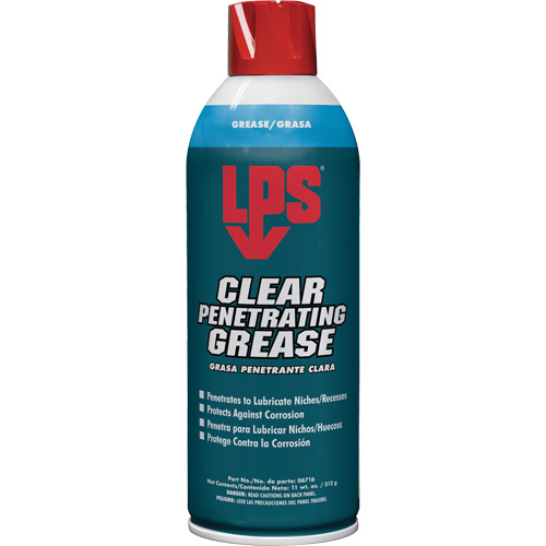 Graisse p&eacute;n&eacute;trante transparente, 11 oz, Canette a&eacute;rosol St. Lawrence Industrial & Safety Supply