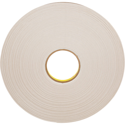 Double-Coated Foam Tape, 66 m (216') L x 12.7 mm (1/2") W, 31 mils, Polyethylene St. Lawrence Industrial & Safety Supply