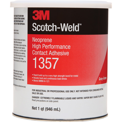 Colle contact haute performance &agrave; base de n&eacute;opr&egrave;ne, Canette, 32 oz liq., Gris St. Lawrence Industrial & Safety Supply