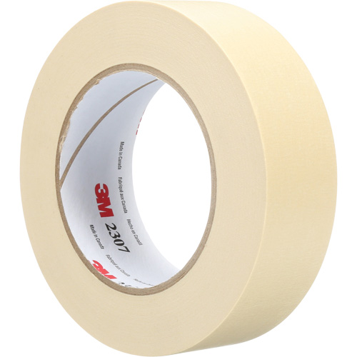 2307 Masking Tape, 36 mm (1-1/2") x 55 m (180'), Tan St. Lawrence Industrial & Safety Supply
