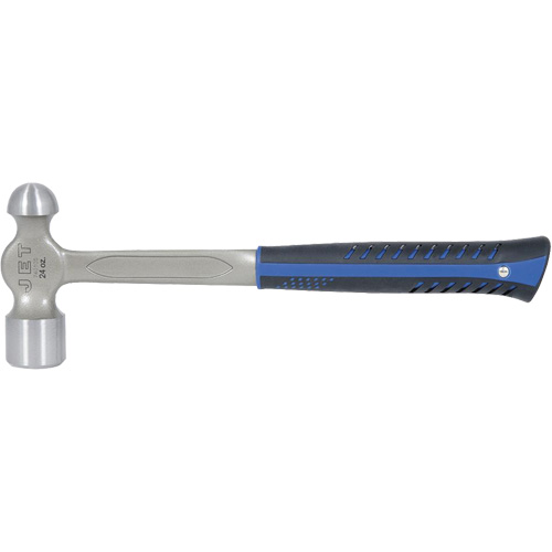 JSBP-24 Marteau &agrave; panne ronde tout en acier pour usage tr&egrave;s intensif, Poids de la t&ecirc;te 24 oz, Face Poli, Prise Acier plein St. Lawrence Industrial & Safety Supply