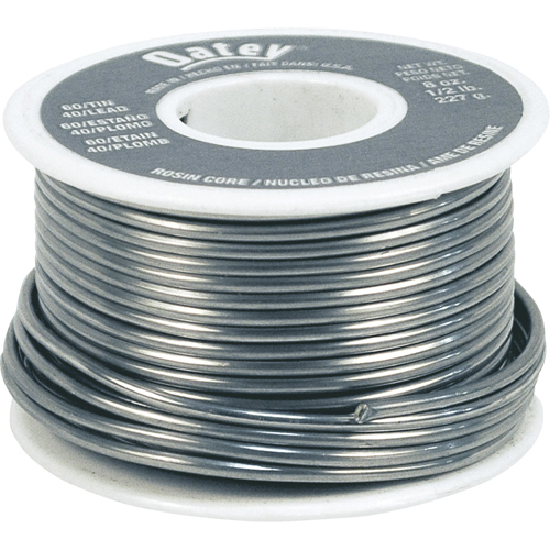 M&eacute;tal d'apport 60/40, &agrave; base de plomb, 60 % d'&eacute;tain, 40 % de plomb, &acirc;me Colophane, dia. 0,063" St. Lawrence Industrial & Safety Supply
