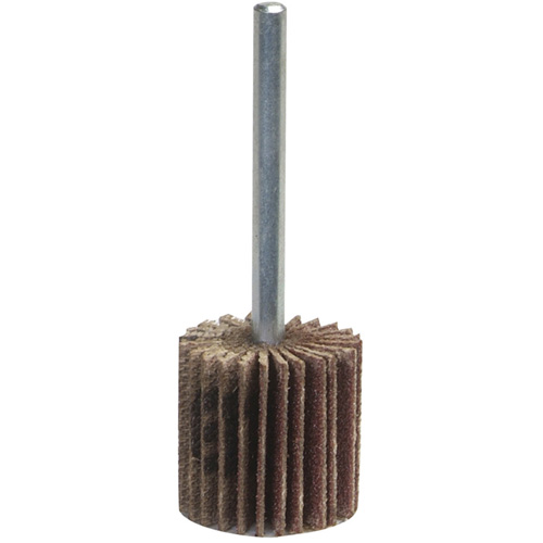 Mini-meule &agrave; lamelles Grind-O-Flex, Oxyde d'aluminium, Grain 60, 3" x 1/2" x 1/4" St. Lawrence Industrial & Safety Supply