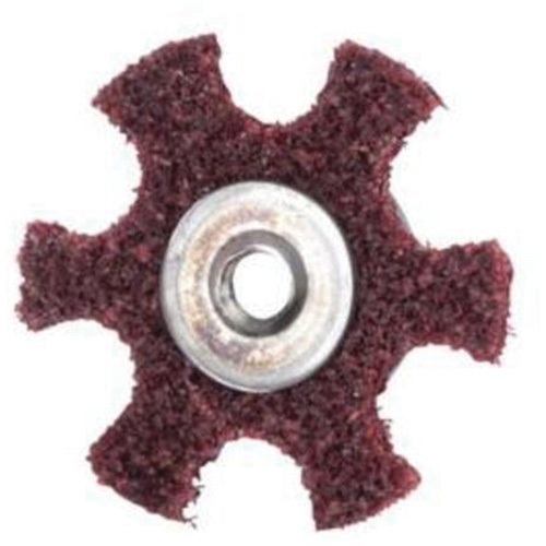 Abrasotex Surface Preparation Star, 2" Dia., Medium Grit, Aluminum Oxide St. Lawrence Industrial & Safety Supply