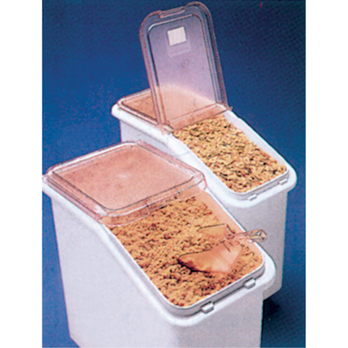 Mobile Ingredient Bins with Sliding Lid, 3.5 cu. ft. Capacity, 28" H x 15-1/2" W x 29-1/2" D St. Lawrence Industrial & Safety Supply