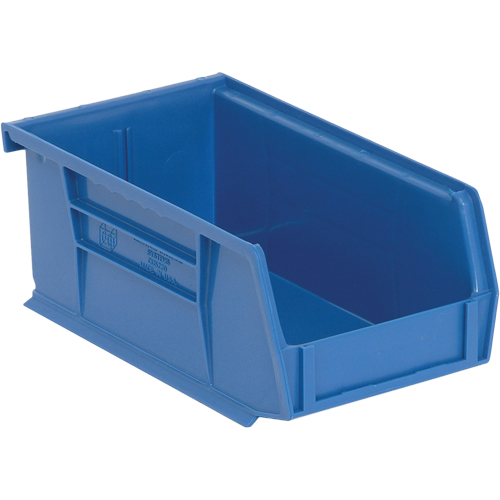 Ultra Stack & Hang Bin, 4-1/8" W x 3" H x 7-3/8" D, Blue St. Lawrence Industrial & Safety Supply