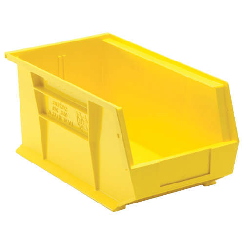 Bacs ultra empilable & suspendable, 8-1/4" la, 7" h x 14-3/4" p, Jaune St. Lawrence Industrial & Safety Supply