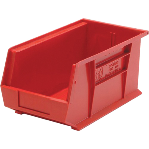 Ultra Stack & Hang Bin, 8-1/4" W x 7" H x 14-3/4" D, Red St. Lawrence Industrial & Safety Supply