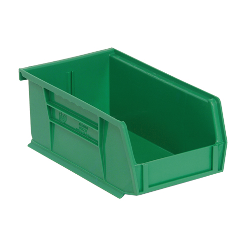 Ultra Stack & Hang Bin, 4-1/8" W x 3" H x 7-3/8" D, Green St. Lawrence Industrial & Safety Supply
