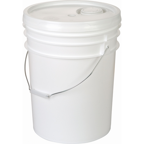 Pail With Gasket Lid, Plastic, 20 L St. Lawrence Industrial & Safety Supply