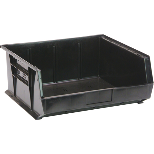 Environmentally Friendly Recycled Bin, 8-1/4" W x 7" H x 14-3/4" D, Black St. Lawrence Industrial & Safety Supply
