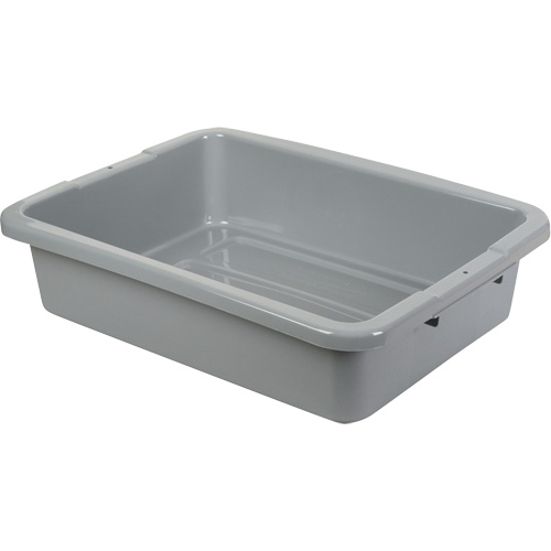 Boîtes utilitaires - Gris, 5" ha x 15" p x 20" lo, Plastique, Gris St. Lawrence Industrial & Safety Supply