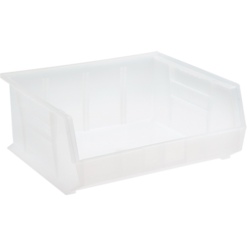 Bac transparent ultra empilable & suspendable, 16-1/2" la, 7" h x 14-3/4" p, Transparent St. Lawrence Industrial & Safety Supply