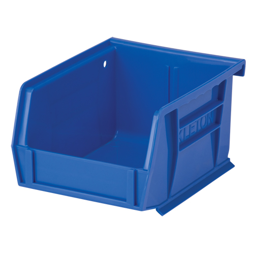 Bac empilable & &agrave; suspendre, 4-1/8" la, 3" h x 5-3/8" p, Bleu St. Lawrence Industrial & Safety Supply