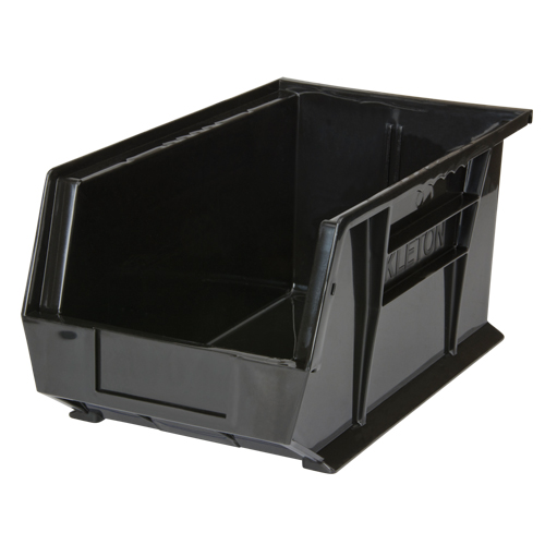 Stack & Hang Bin, 8-1/4" W x 7" H x 14-3/4" D, Black St. Lawrence Industrial & Safety Supply