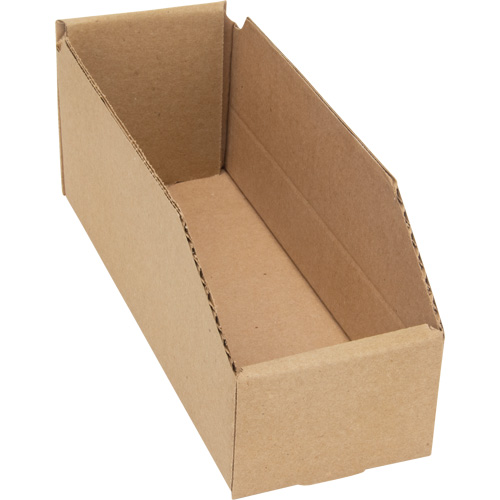Deep Corrugated Parts Bins, 3-3/4" W x 11-1/4" D x 4-1/2" H, Beige St. Lawrence Industrial & Safety Supply