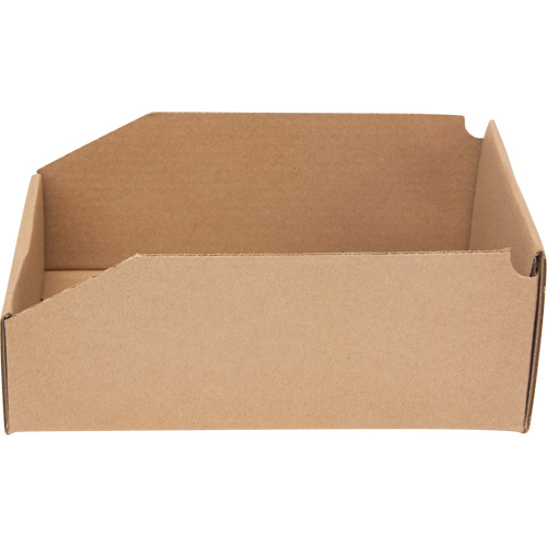 Deep Corrugated Parts Bins, 7-5/8" W x 11-5/16" D x 4-1/2" H, Beige St. Lawrence Industrial & Safety Supply