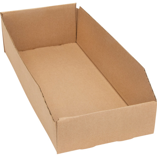 Deep Corrugated Parts Bins, 7-3/4" W x 17-1/4" D x 4-1/2" H, Beige St. Lawrence Industrial & Safety Supply