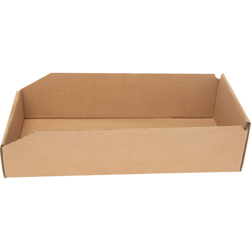 Deep Corrugated Parts Bins, 7-3/4" W x 17-1/4" D x 4-1/2" H, Beige St. Lawrence Industrial & Safety Supply