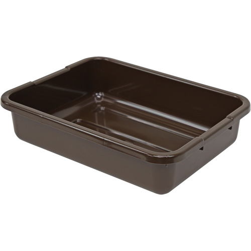 Bac d'entreposage tout usage &agrave; fond rainur&eacute;, 5" ha x 15" p x 21" lo, Plastique, Brun St. Lawrence Industrial & Safety Supply