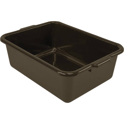 Bac d'entreposage tout usage &agrave; fond plat, 7" ha x 15" p x 21" lo, Plastique, Brun St. Lawrence Industrial & Safety Supply