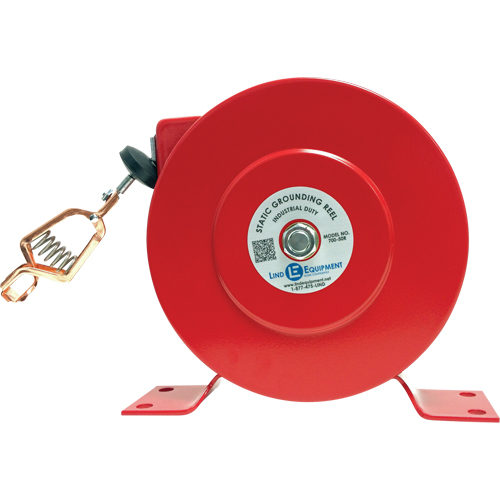 Retractable Grounding Wires, 20' Length, Light-Duty St. Lawrence Industrial & Safety Supply