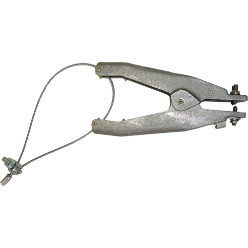 Prise de masse statique (s&eacute;rie GAT), Corps en Aluminium coul&eacute;, Pointe style cuvette en Laiton, 1 pointe style cuvette isol&eacute;e Configuration, 1-1/4" Ouverture max. St. Lawrence Industrial & Safety Supply
