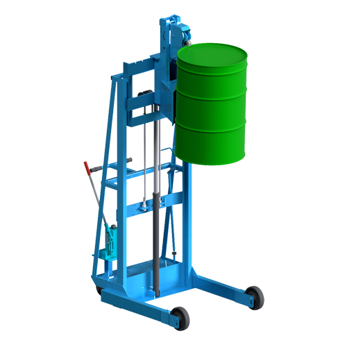 Vertical-Lift MORSPEED Drum Stacker, For 30 - 85 US Gal. (25 - 70 Imperial Gal.) St. Lawrence Industrial & Safety Supply